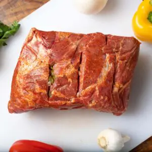 Boston Butt Stuffed With Seasoning Blend