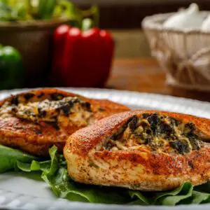 Chicken Stuffed With Spinach Pepperjack