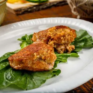 Pork Chop Stuffed With Cornbread