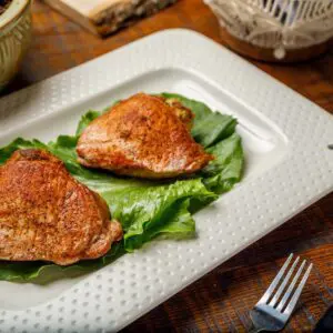 Pork Chop Stuffed With Crawfish