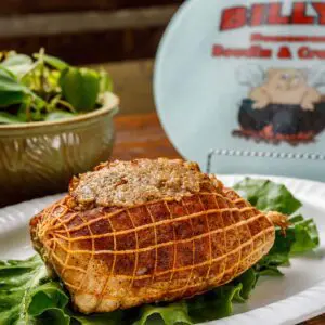 Pork Loin Stuffed With Boudin